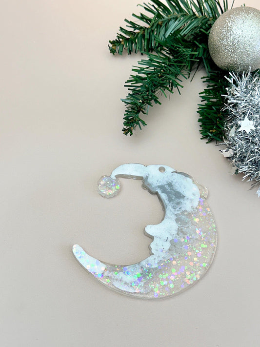 Moonlit Christmas Tree Ornament Silicone Mold – Resin Art DIY Craft - Ideas Decor Shop