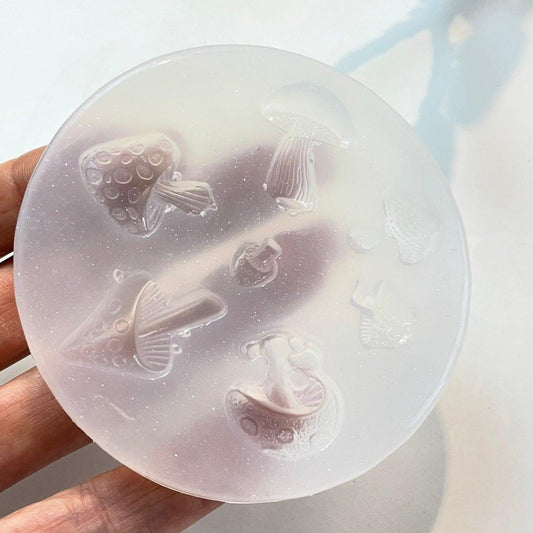Mushroom Silicone Mold for Resin Jewelry - Craft Your Own Unique Designs - Ideas Decor Shop