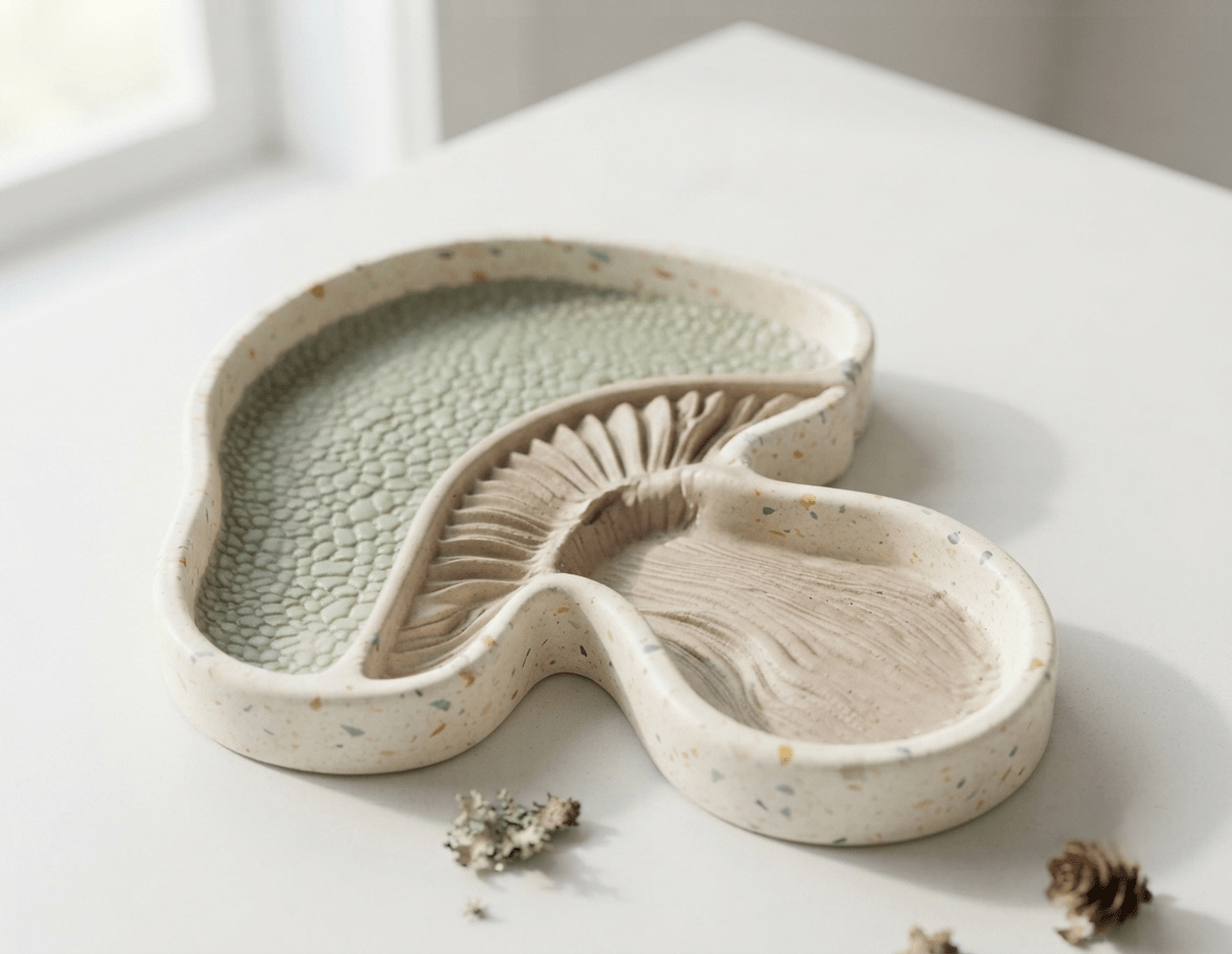 Mushroom Tray Silicone Mold - Ideas Decor Shop
