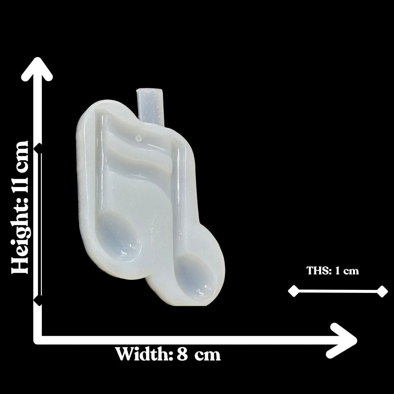 Music Note Silicone Mold - Ideas Decor Shop