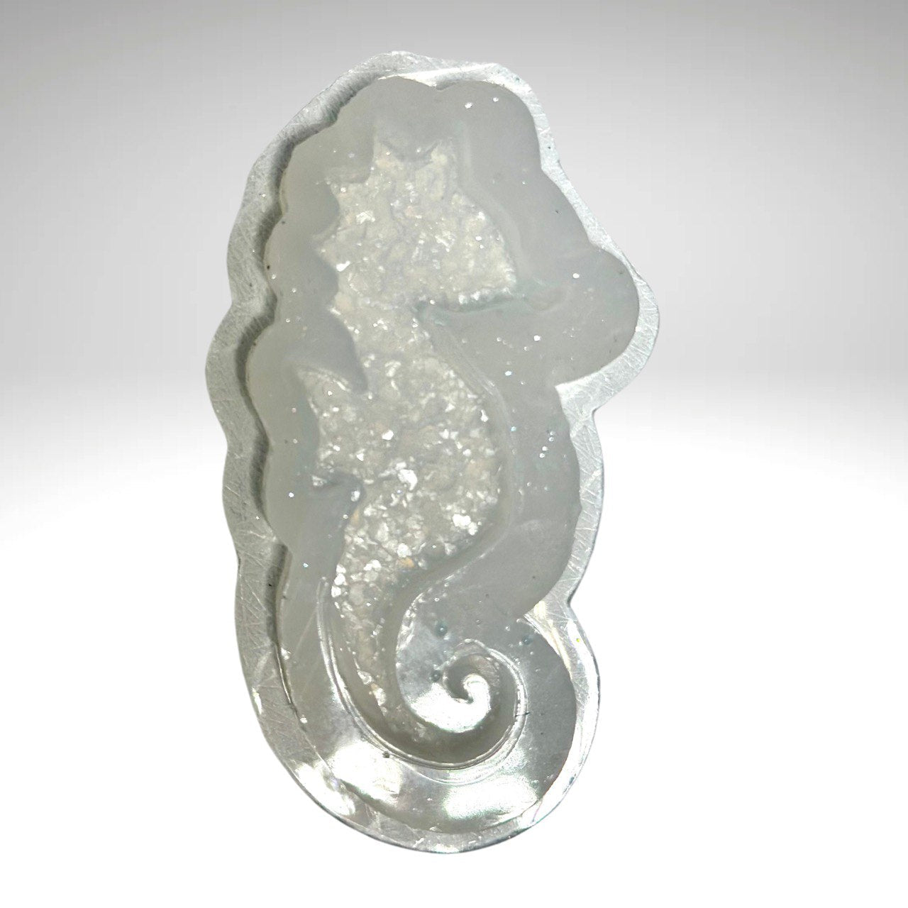 Ocean Creature Druzy Resin Mold for DIY Jewelry Making - Sea Horse Shape - Ideas Decor Shop