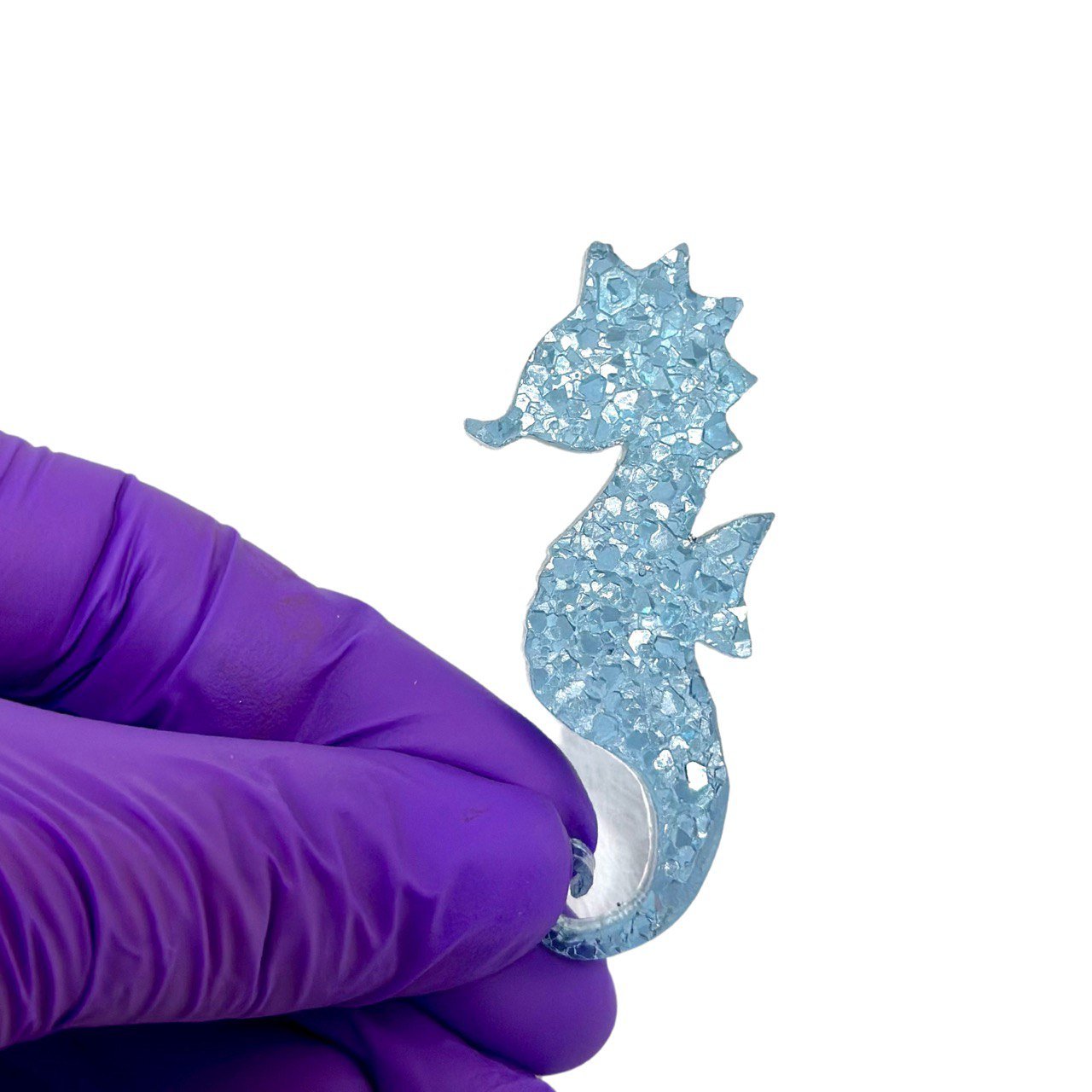 Ocean Creature Druzy Resin Mold for DIY Jewelry Making - Sea Horse Shape - Ideas Decor Shop