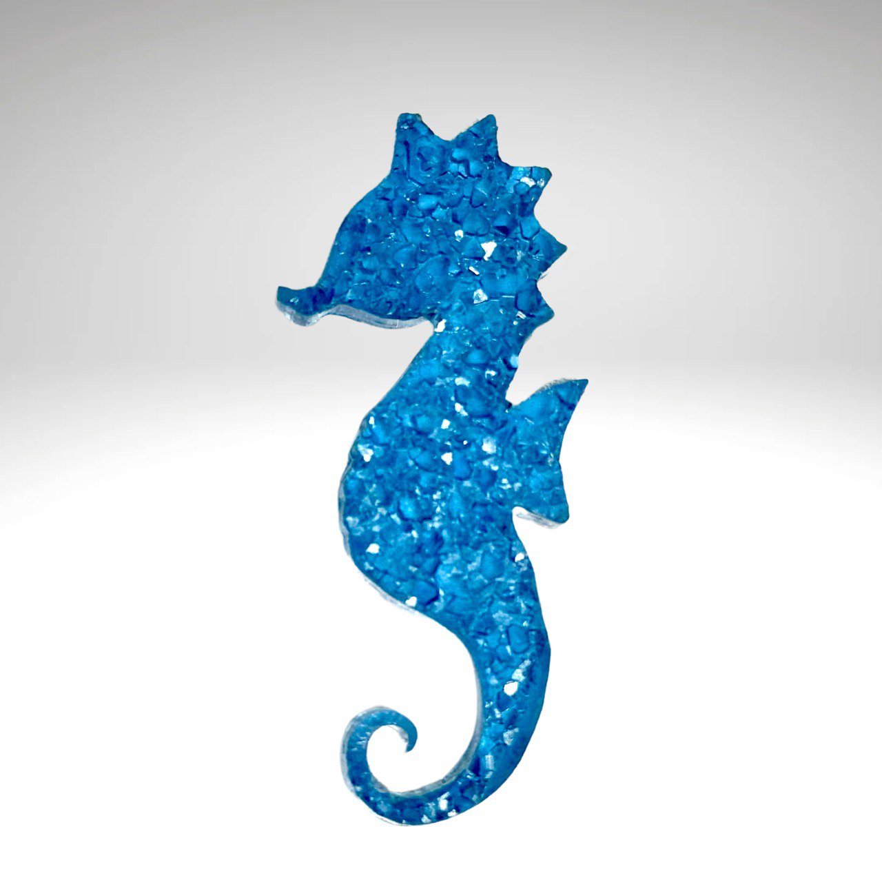Ocean Creature Druzy Resin Mold for DIY Jewelry Making - Sea Horse Shape - Ideas Decor Shop