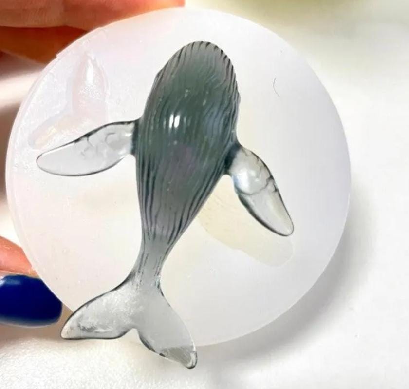 Ocean-Themed 3D Whale Silicone Mold - Perfect for Epoxy Resin and Clay Projects - Ideas Decor Shop