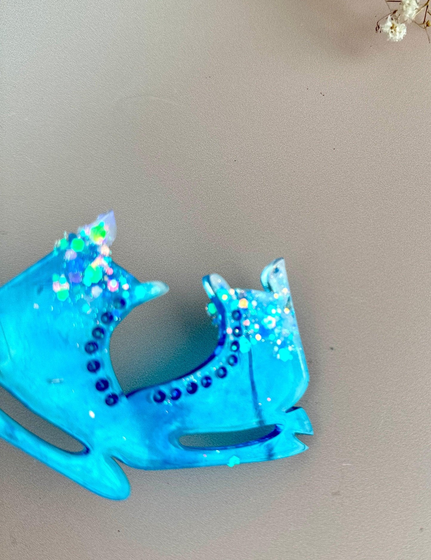 Pair of Ice Skates Silicone Mold for Resin Christmas Tree Ornaments - Ideas Decor Shop