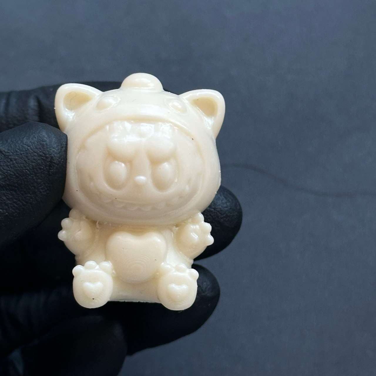 Silicone Mold with 3 Cute Girl in Dinosaur Costume