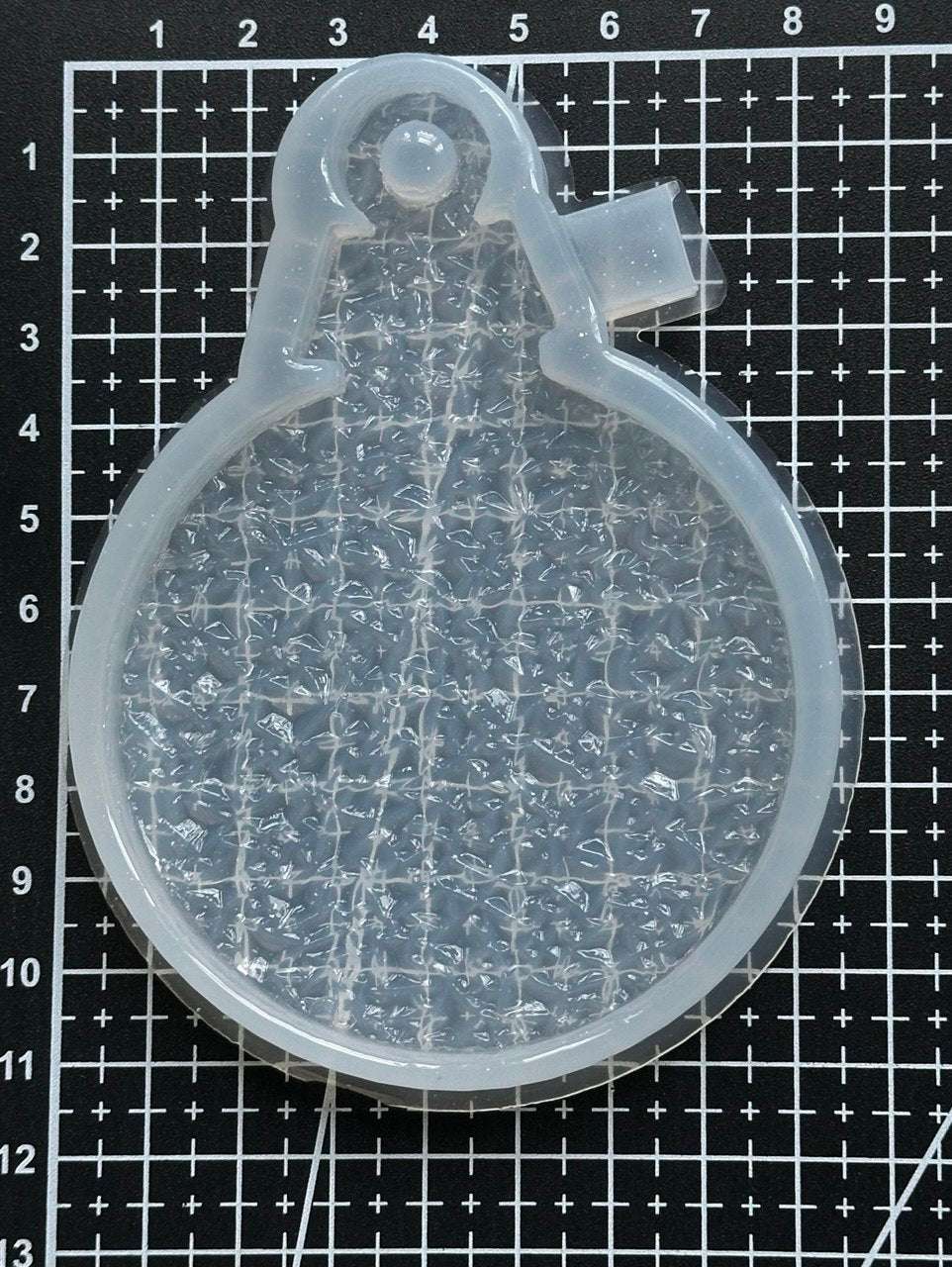 Christmas Ornament Textured Silicone Mold