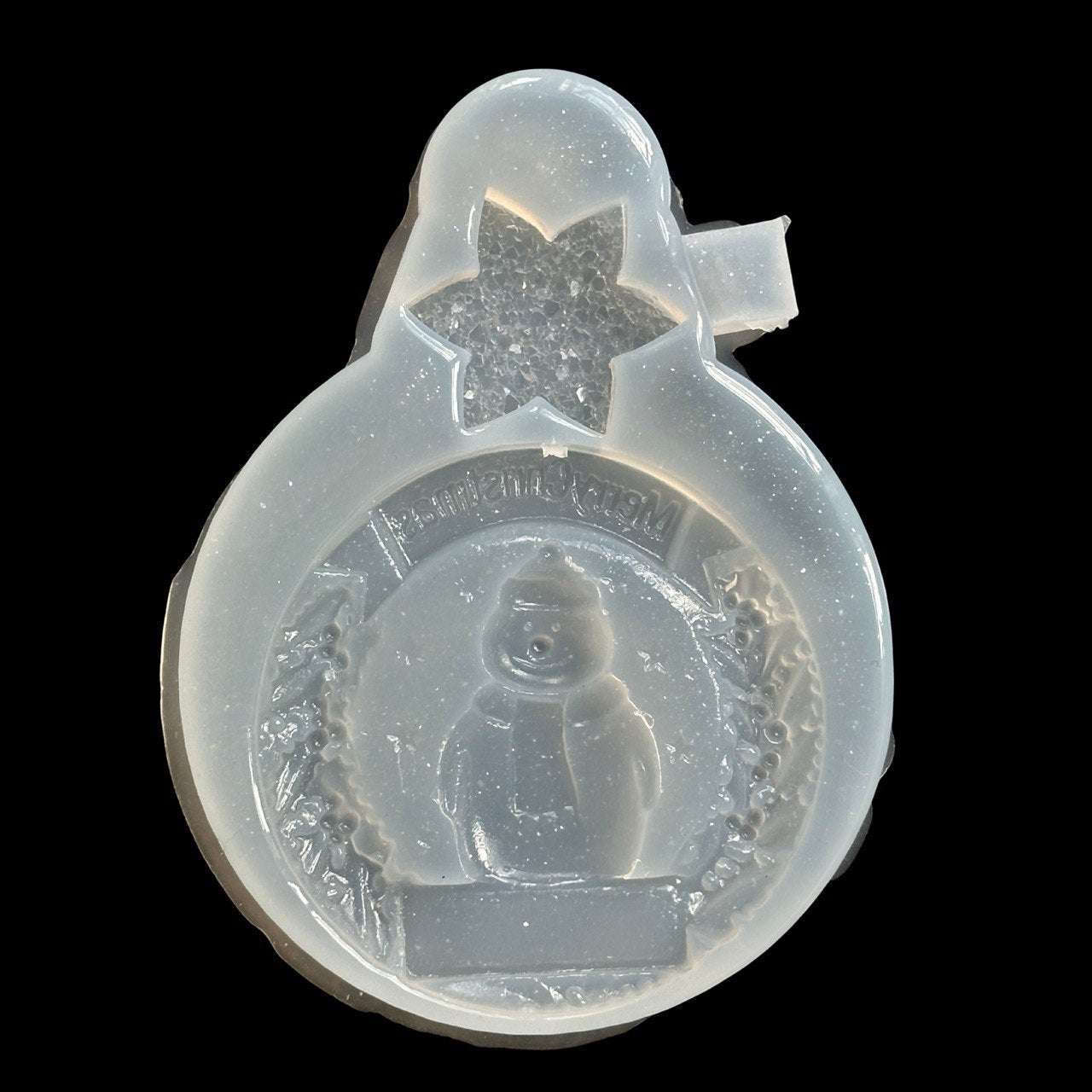 Snowman Christmas Ornament Mold