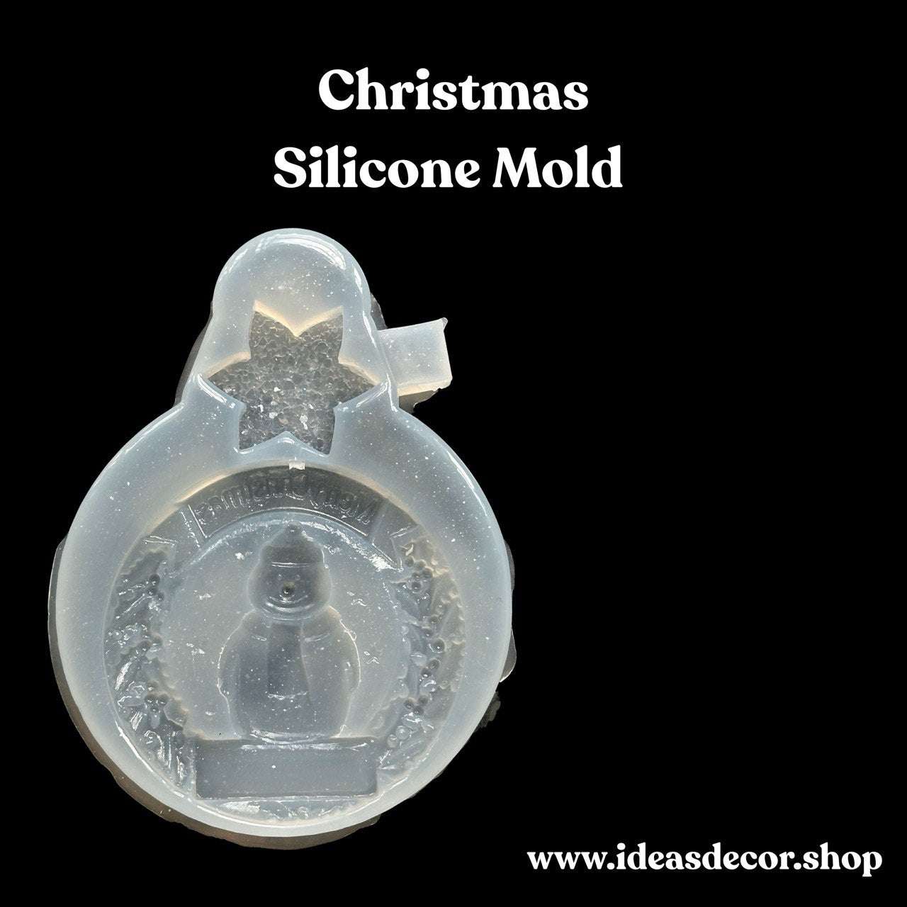 Snowman Christmas Ornament Mold