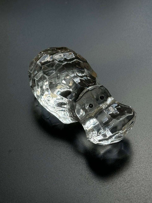 Crystal Hippo Silicone Mold – 3D Animal Resin Mold