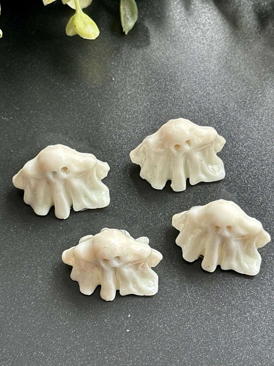 Cute Ghost Silicone Mold – Halloween 4 pc Mini Ghost Figure