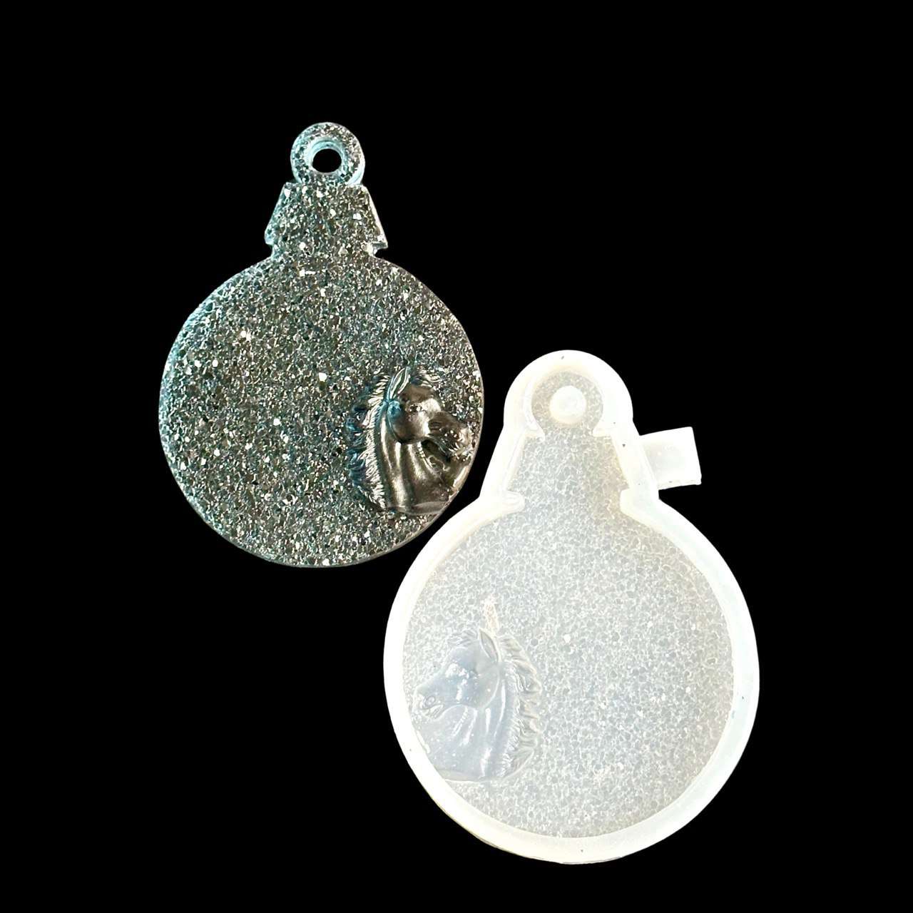 Horse Head Druzy Crystal Ornament Mold