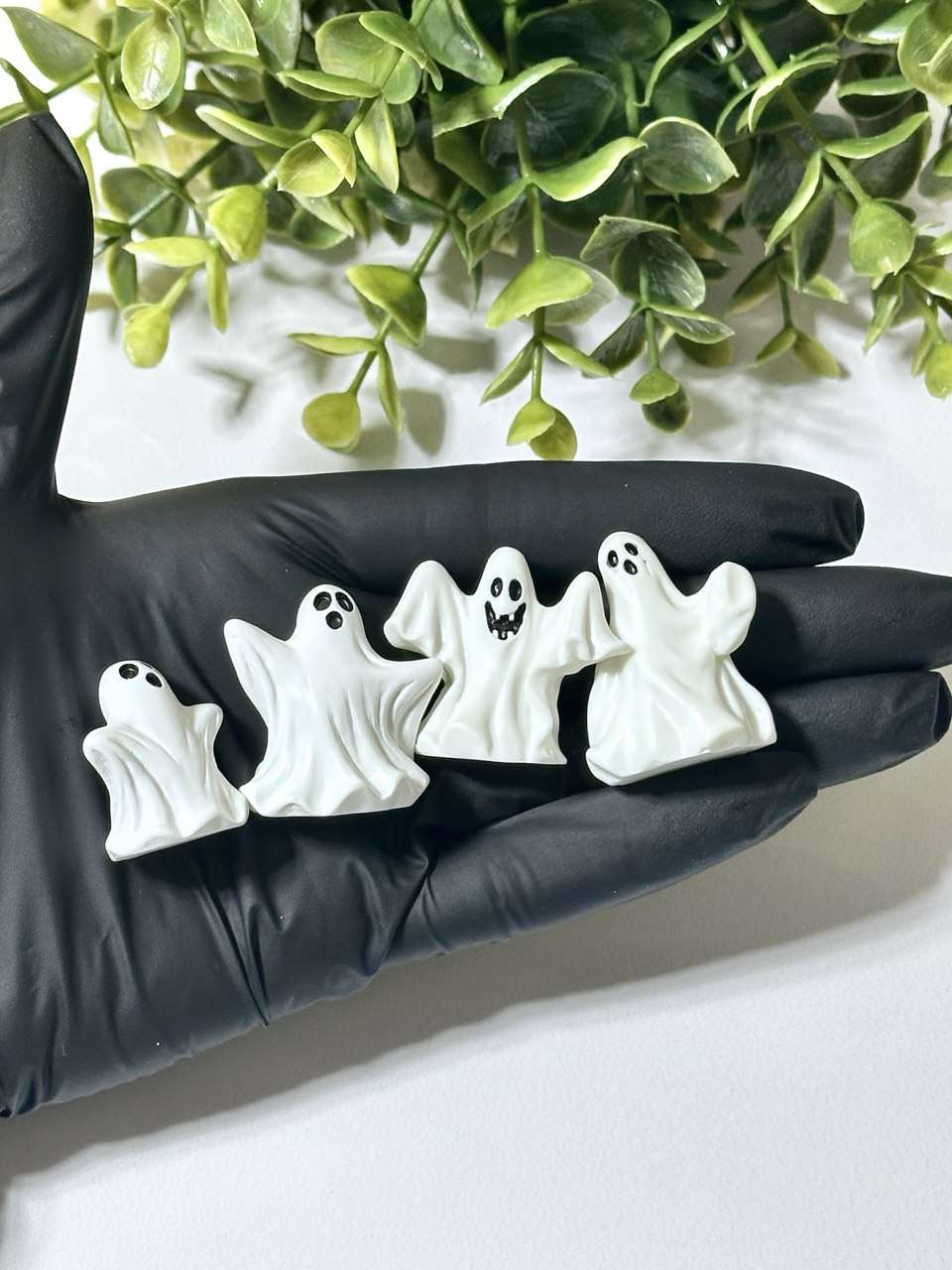 Ghost Silicone Mold – 4 Ghost Shapes, 2.5-3.5 cm