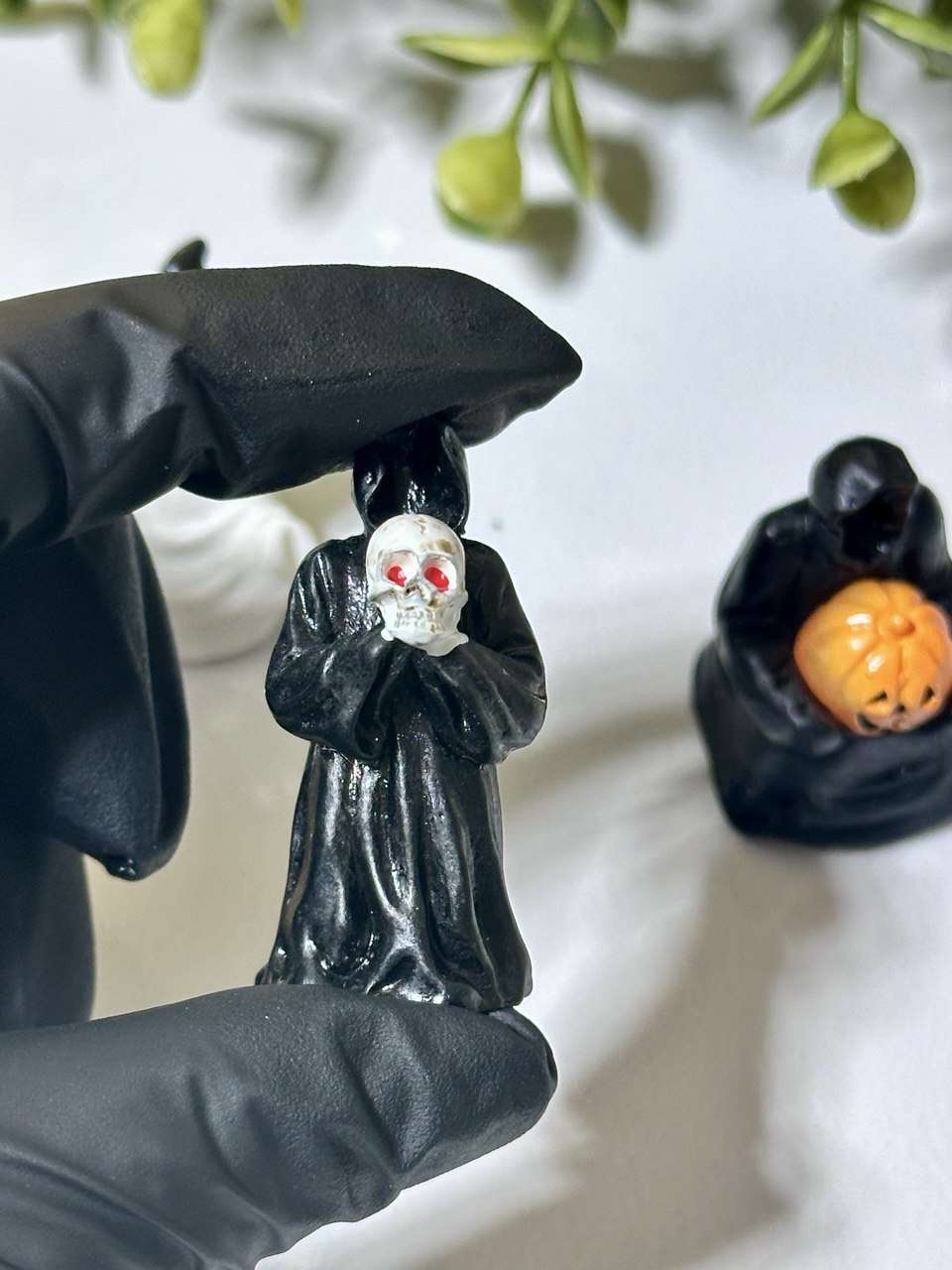 Halloween Silicone Mold – 3 Figures (Ghost, Grim Reaper, Pumpkin)