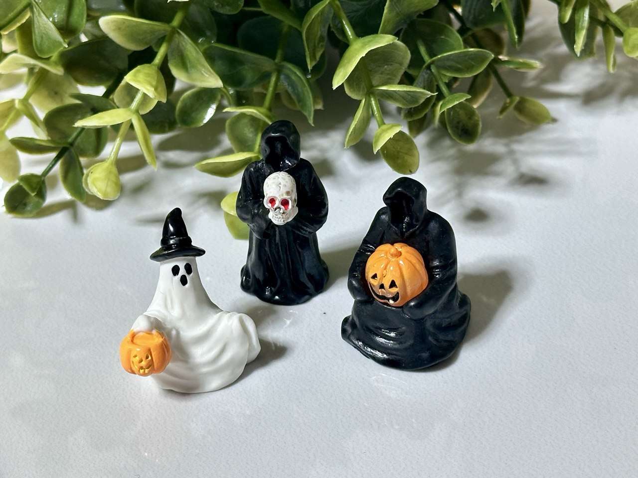 Halloween Silicone Mold – 3 Figures (Ghost, Grim Reaper, Pumpkin)