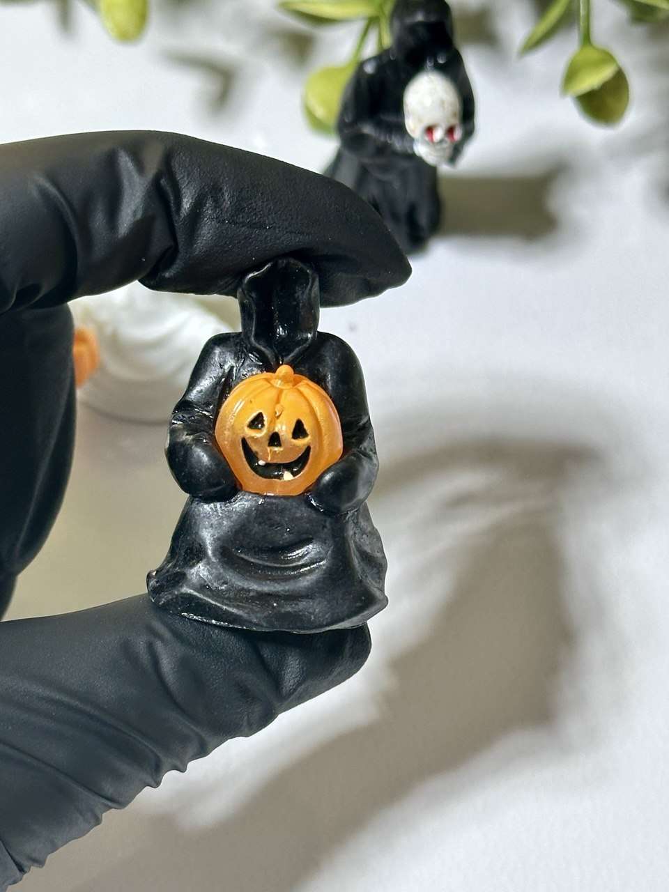 Halloween Silicone Mold – 3 Figures (Ghost, Grim Reaper, Pumpkin)