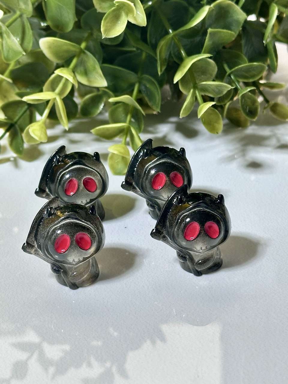 Silicone Mold for Mini Grim Reaper Figurines, Halloween Resin Mold