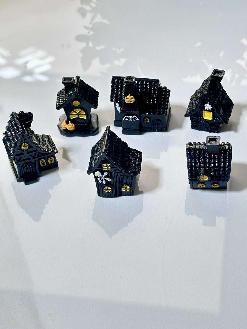 Haunted House Silicone Mold Set of 6, Halloween Resin Molds