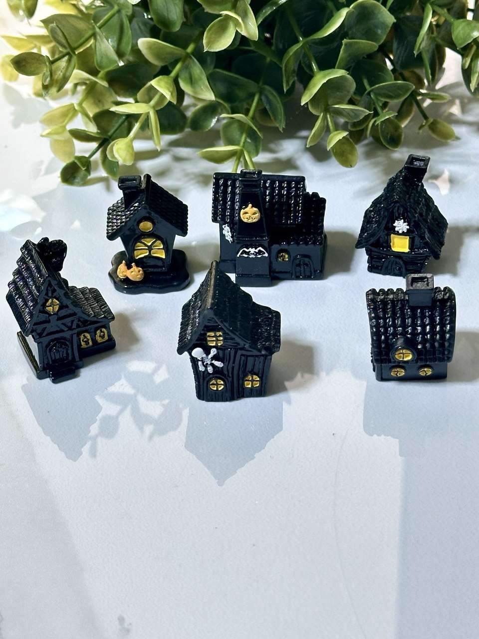 Haunted House Silicone Mold Set of 6, Halloween Resin Molds