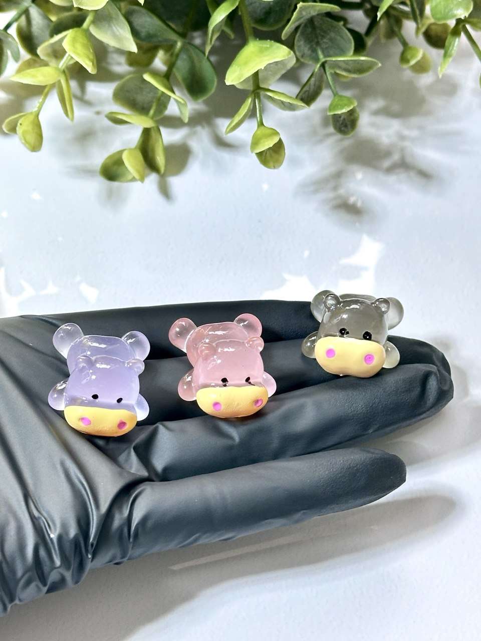 Mini Cow Silicone Mold – 3 Cavity Animal Resin Mold