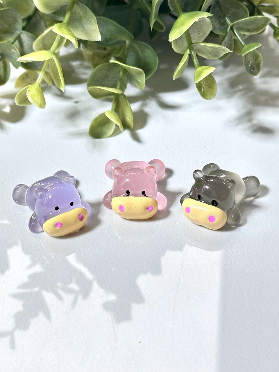 Mini Cow Silicone Mold – 3 Cavity Animal Resin Mold
