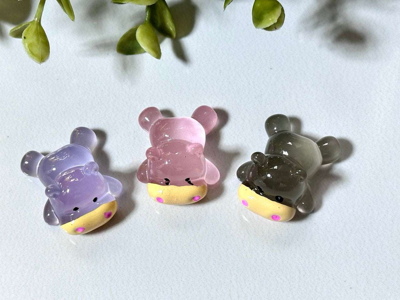 Mini Cow Silicone Mold – 3 Cavity Animal Resin Mold