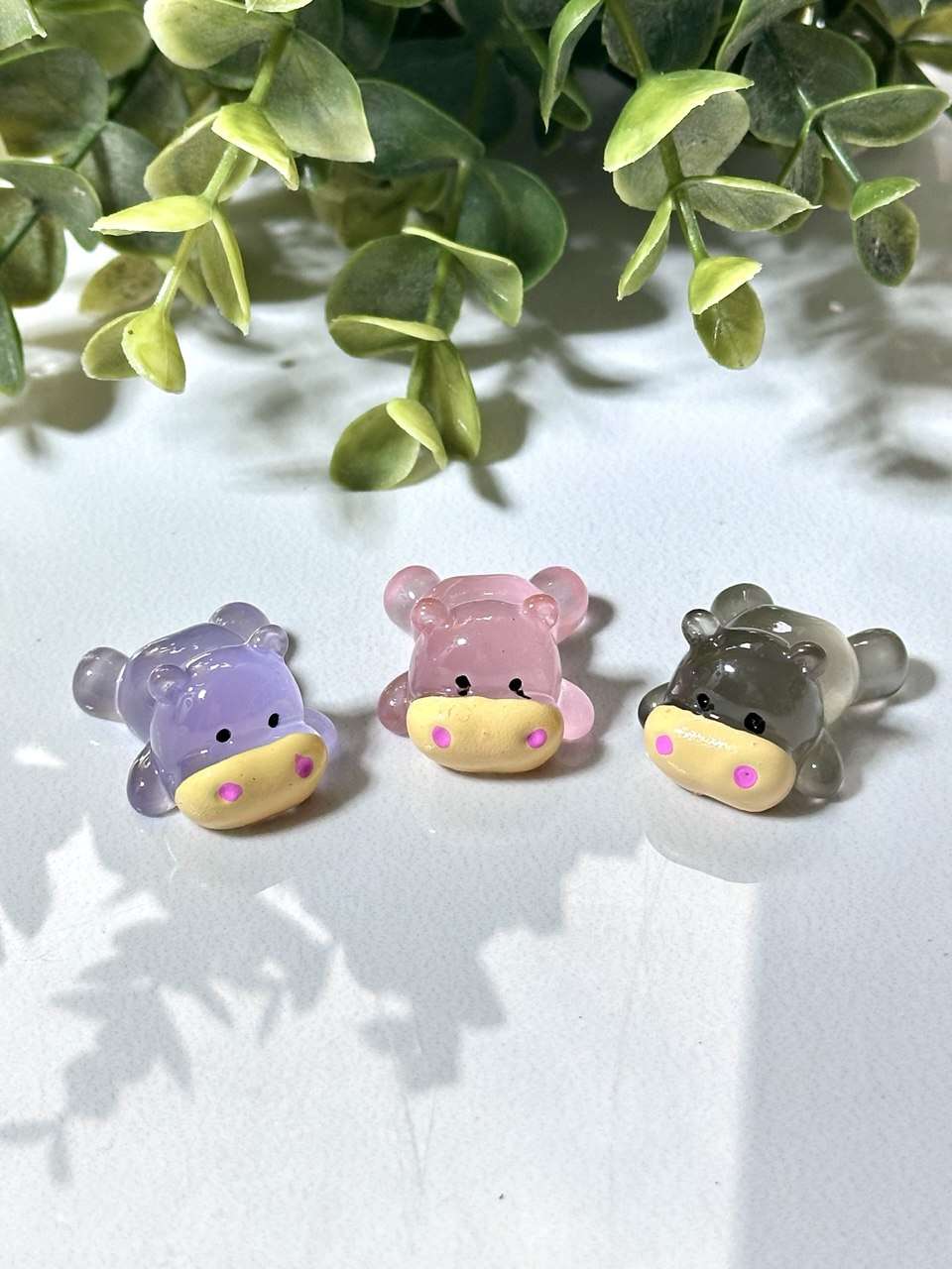 Mini Cow Silicone Mold – 3 Cavity Animal Resin Mold