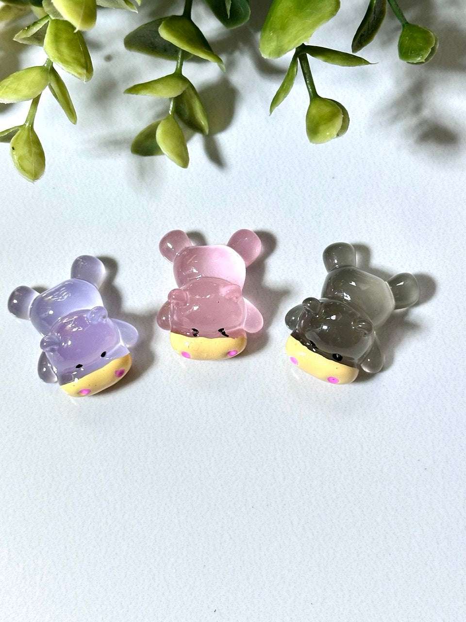 Mini Cow Silicone Mold – 3 Cavity Animal Resin Mold