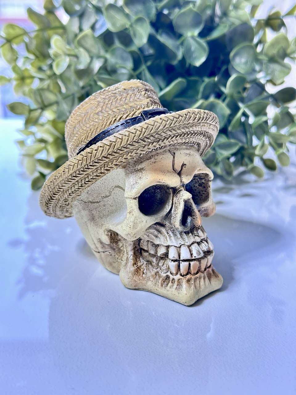 Silicone Mold Skull with Hat – 9 cm