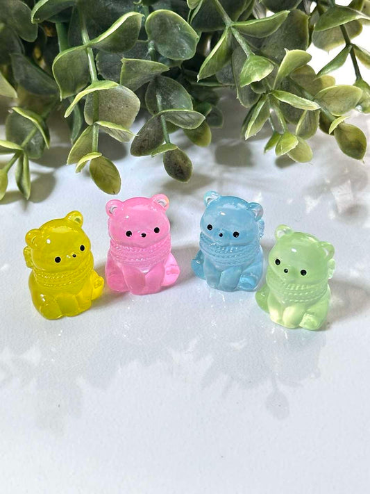 Silicone Mold Bear Figurines (Set of 4)
