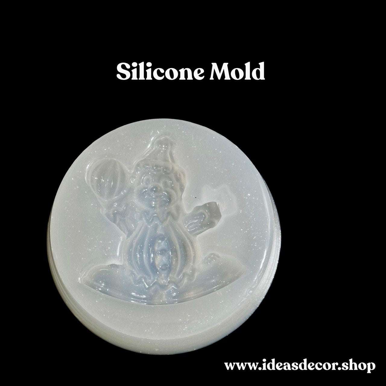 Silicone Mold Clown with Balloon