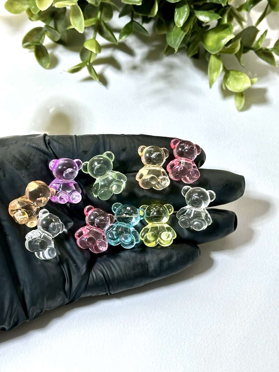 Silicone Mold: 10 Mini Teddy Bear Figurines for Resin Crafts