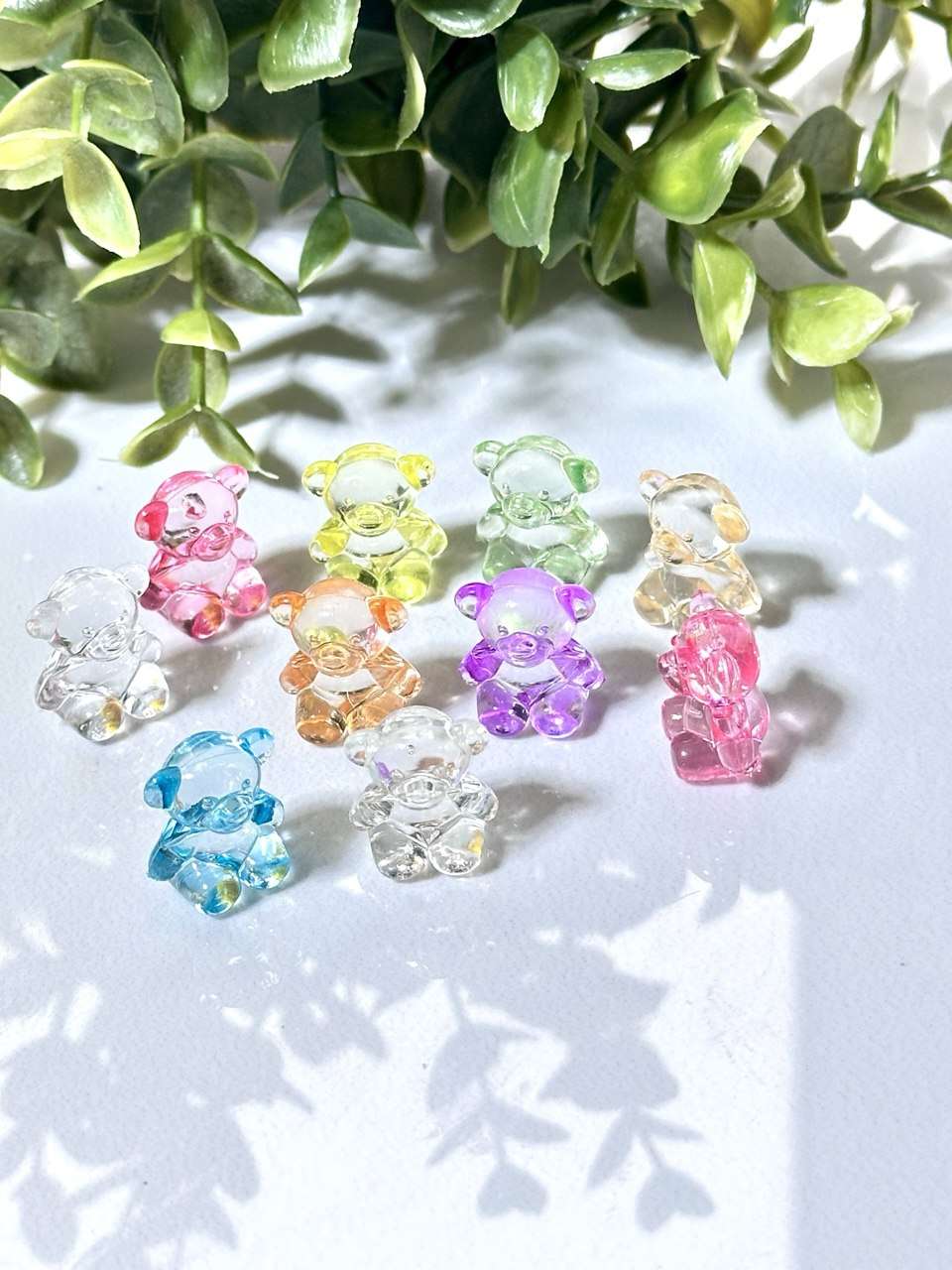 Silicone Mold: 10 Mini Teddy Bear Figurines for Resin Crafts