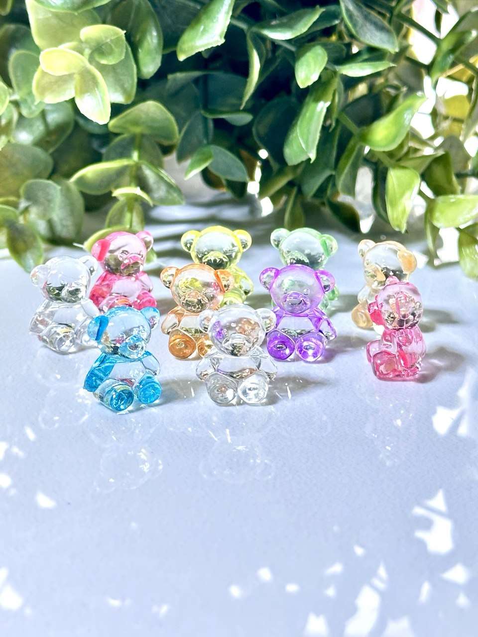 Silicone Mold: 10 Mini Teddy Bear Figurines for Resin Crafts