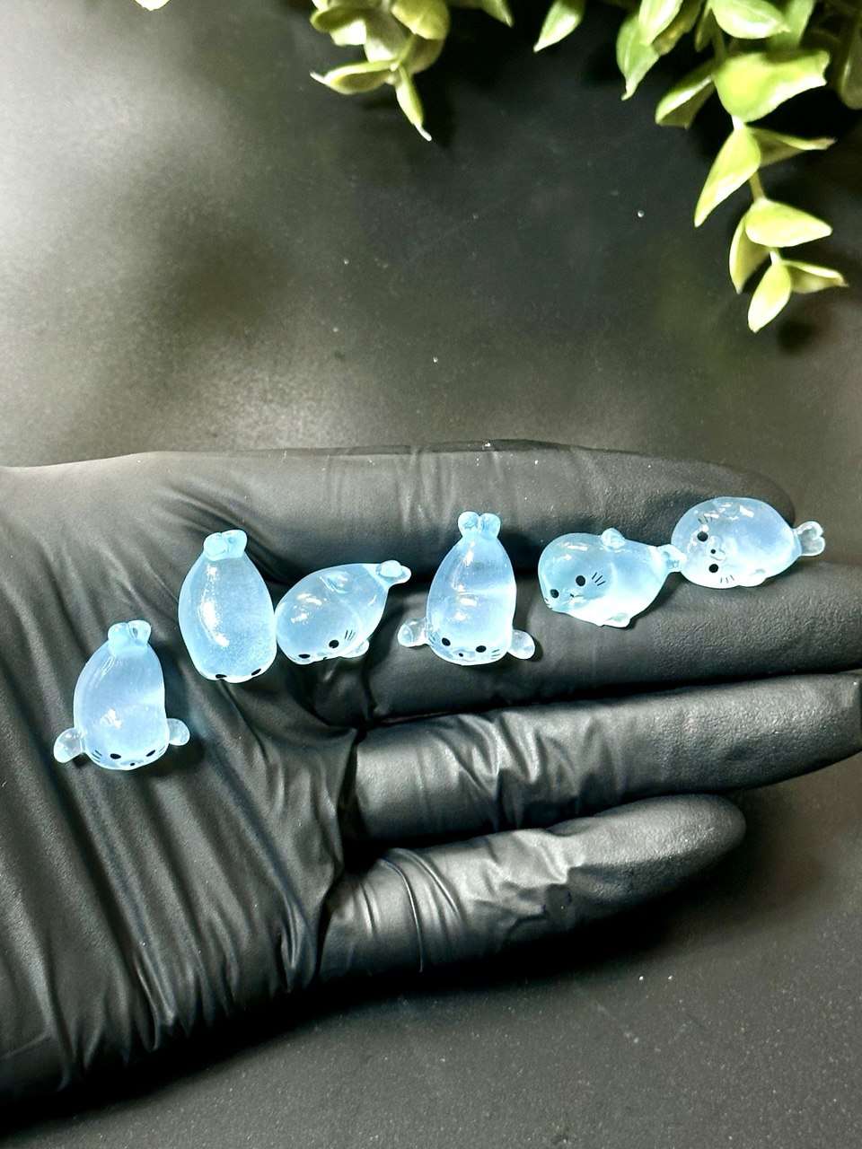 Mini Sea Lion Silicone Mold: 6-Pose Set for Resin, Jesmonite