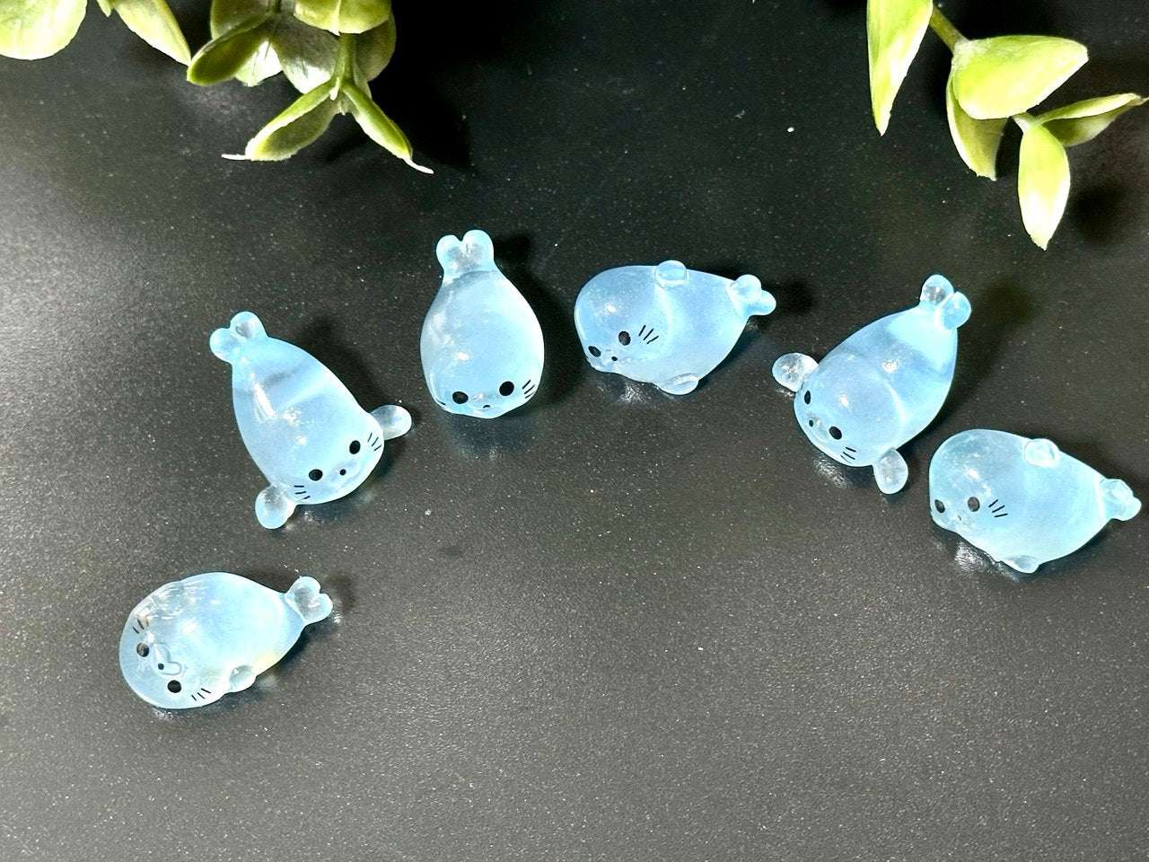 Mini Sea Lion Silicone Mold: 6-Pose Set for Resin, Jesmonite