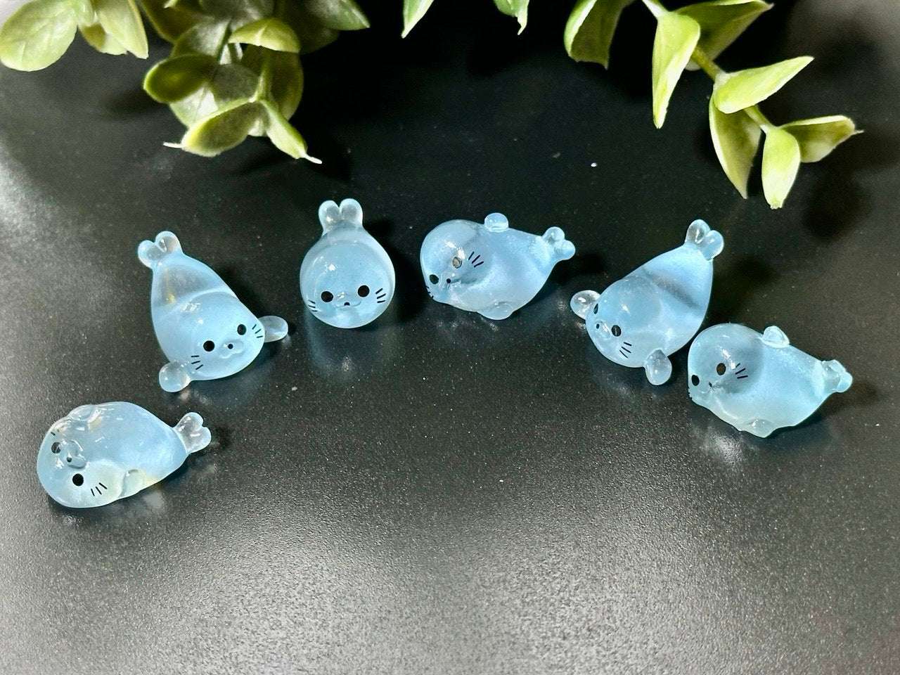 Mini Sea Lion Silicone Mold: 6-Pose Set for Resin, Jesmonite