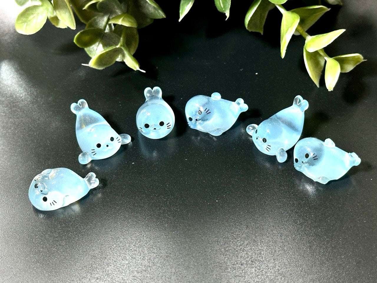 Mini Sea Lion Silicone Mold: 6-Pose Set for Resin, Jesmonite