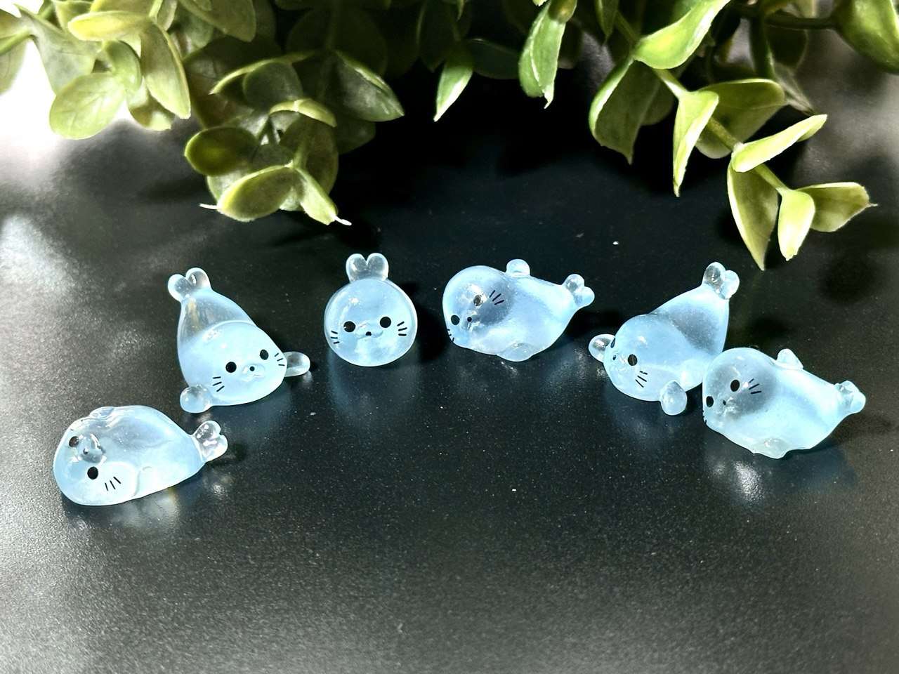 Mini Sea Lion Silicone Mold: 6-Pose Set for Resin, Jesmonite