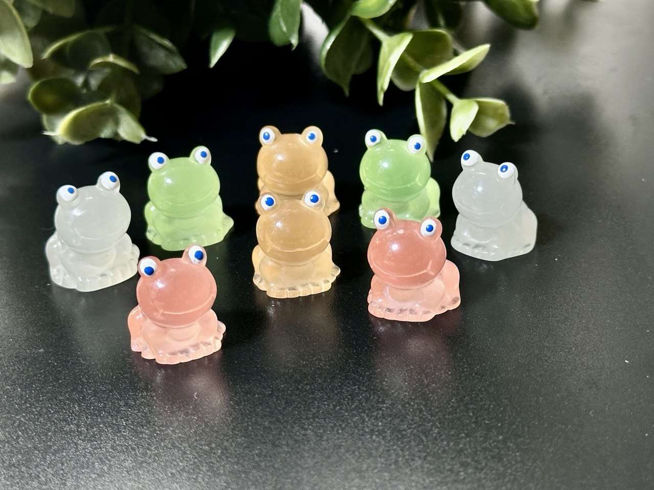 3D Frog Silicone Mold: Mini Kawaii Figurines for Resin, Soap, Candle