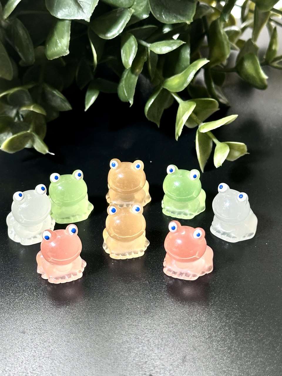 3D Frog Silicone Mold: Mini Kawaii Figurines for Resin, Soap, Candle