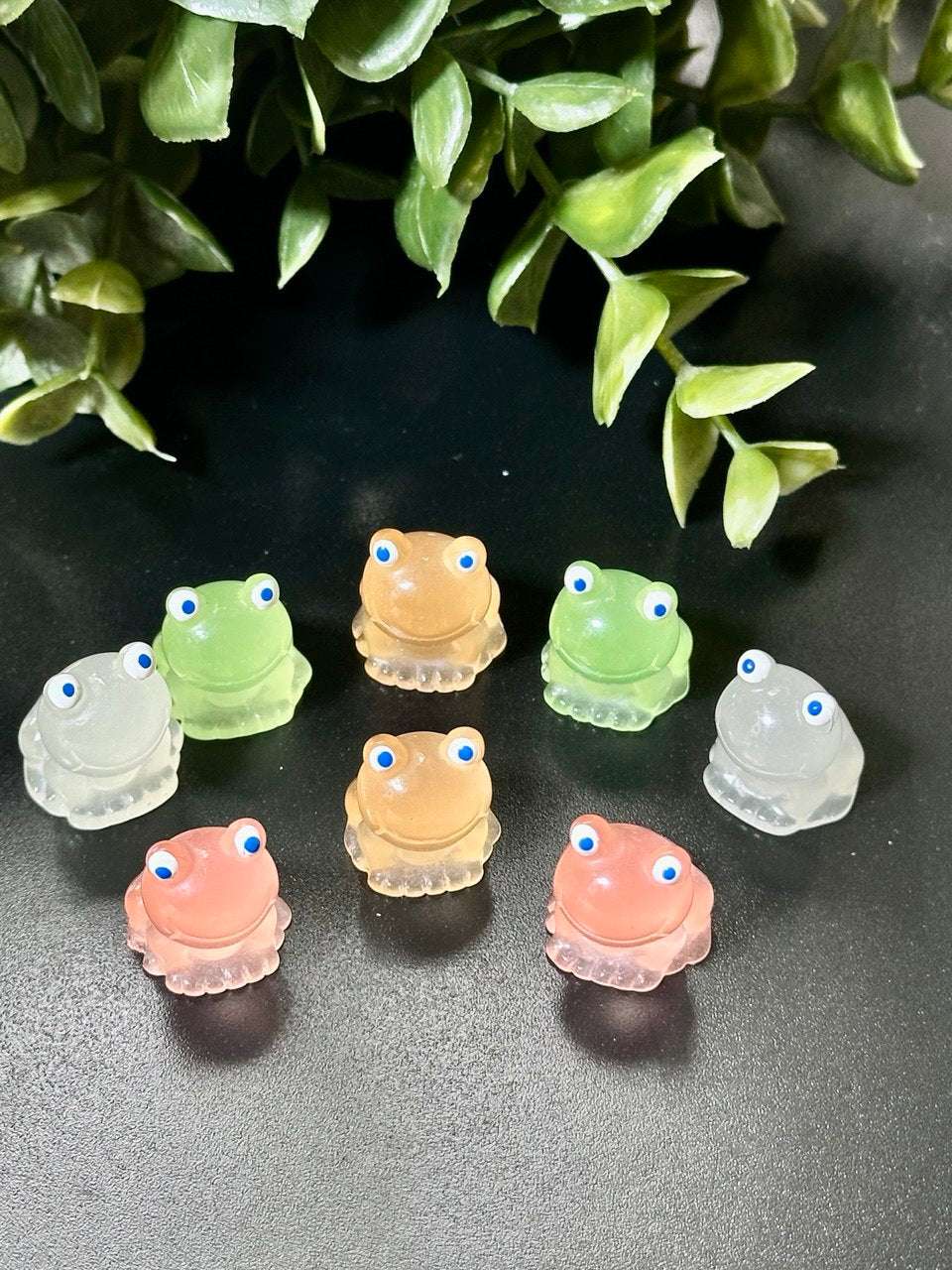 3D Frog Silicone Mold: Mini Kawaii Figurines for Resin, Soap, Candle