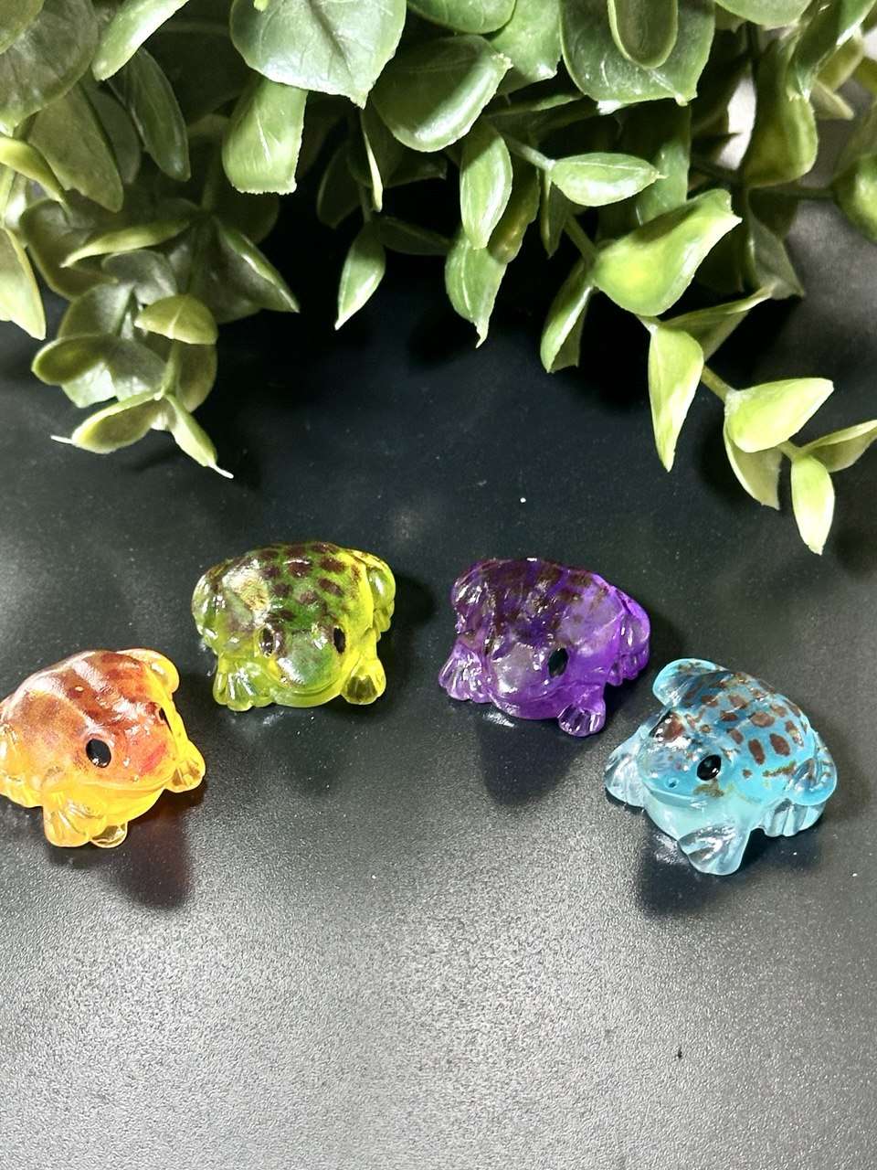 Spotted Frog Silicone Mold Set: Miniature Resin Jesmonite Plaster Molds