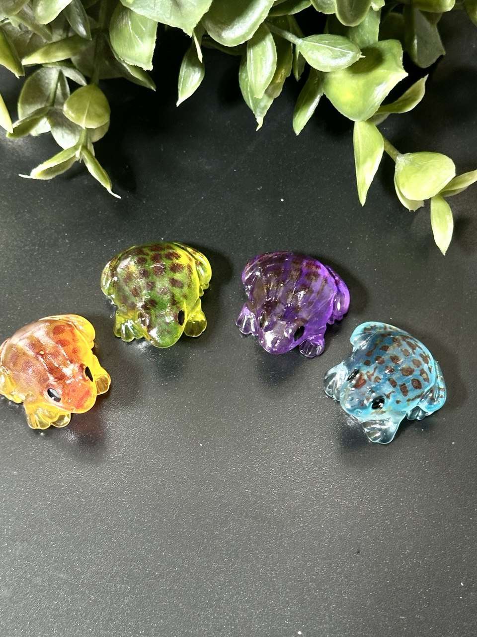 Spotted Frog Silicone Mold Set: Miniature Resin Jesmonite Plaster Molds