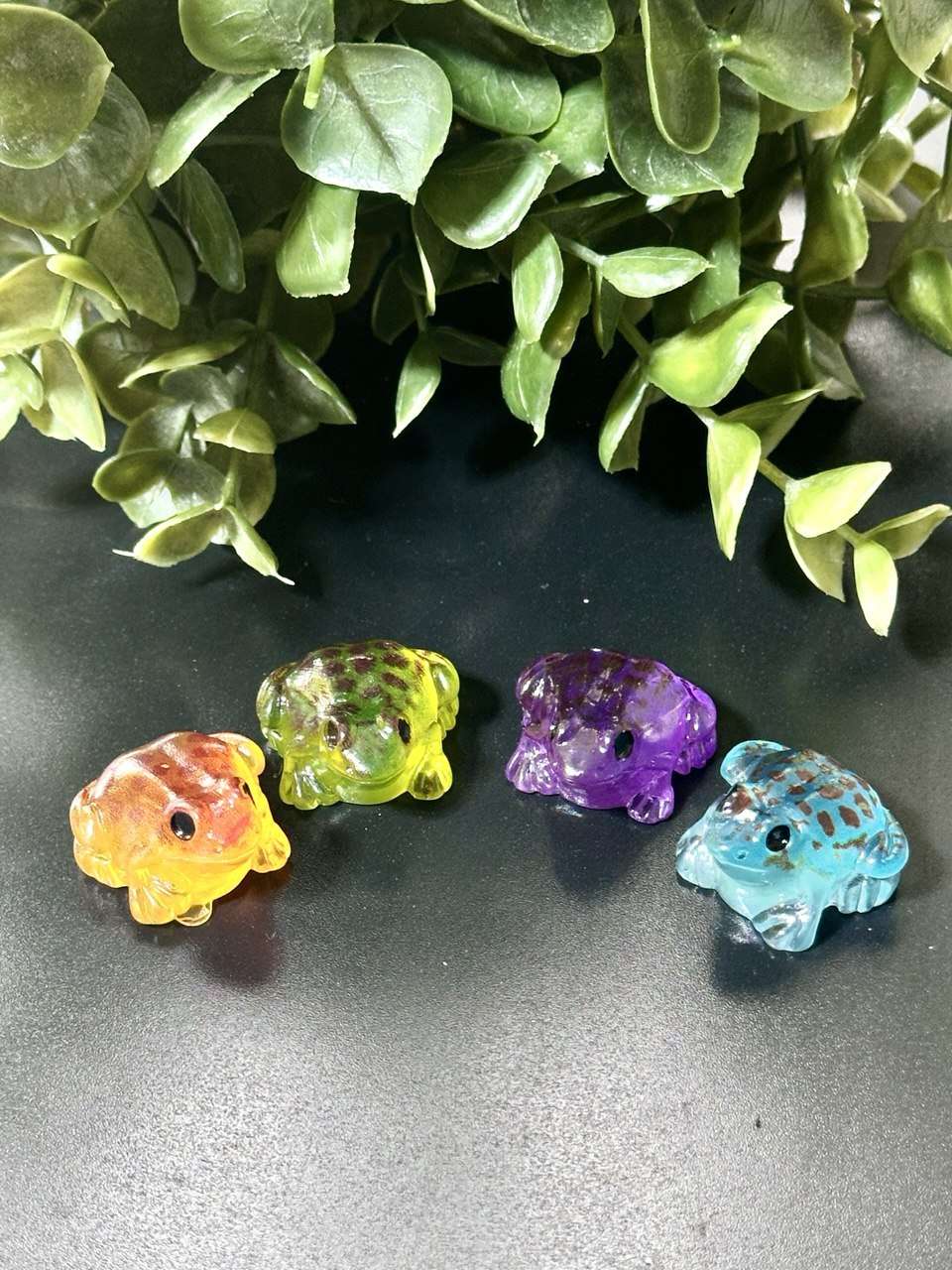 Spotted Frog Silicone Mold Set: Miniature Resin Jesmonite Plaster Molds