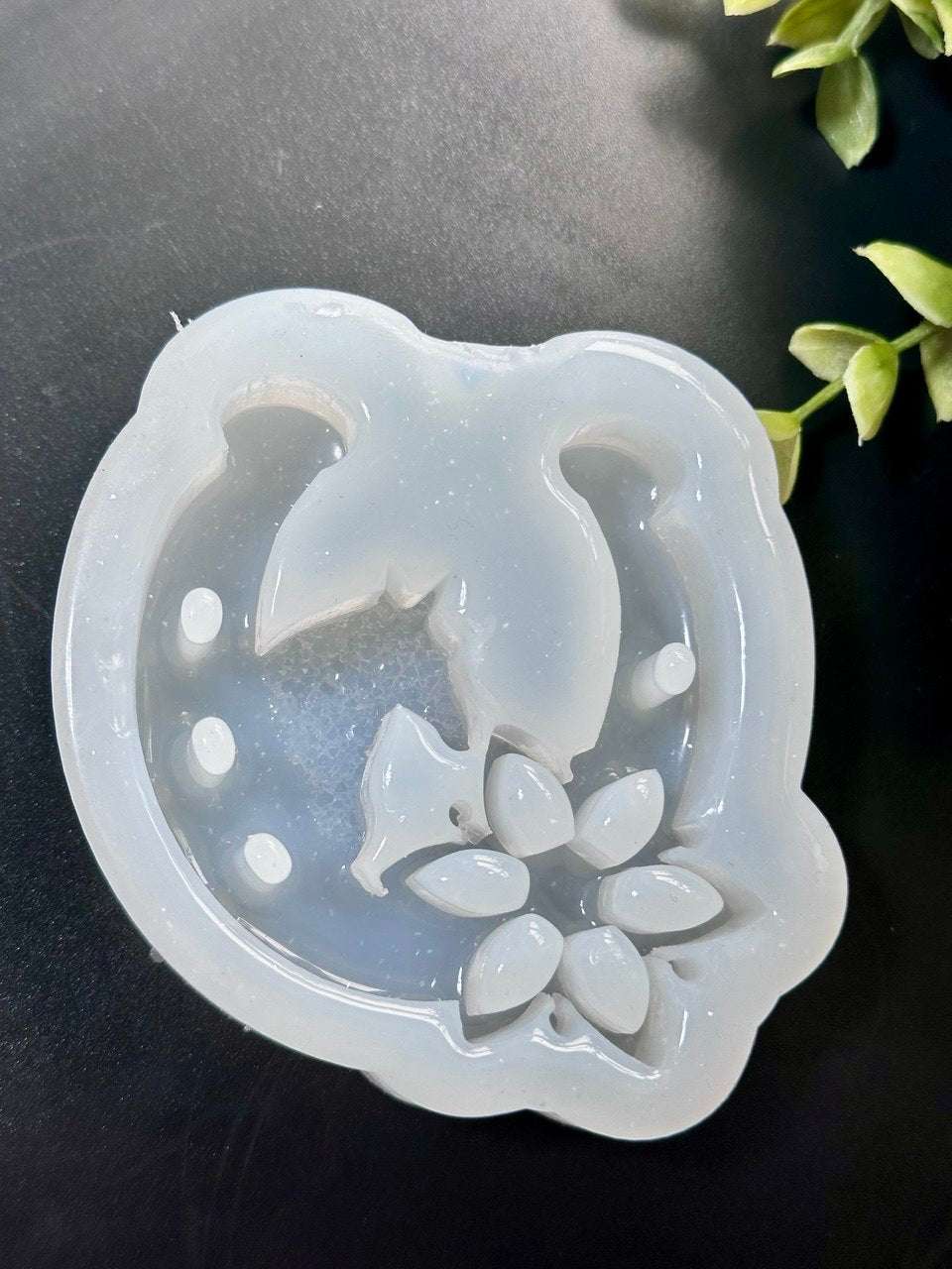 Druzy Crystal Horse Head Silicone Mold