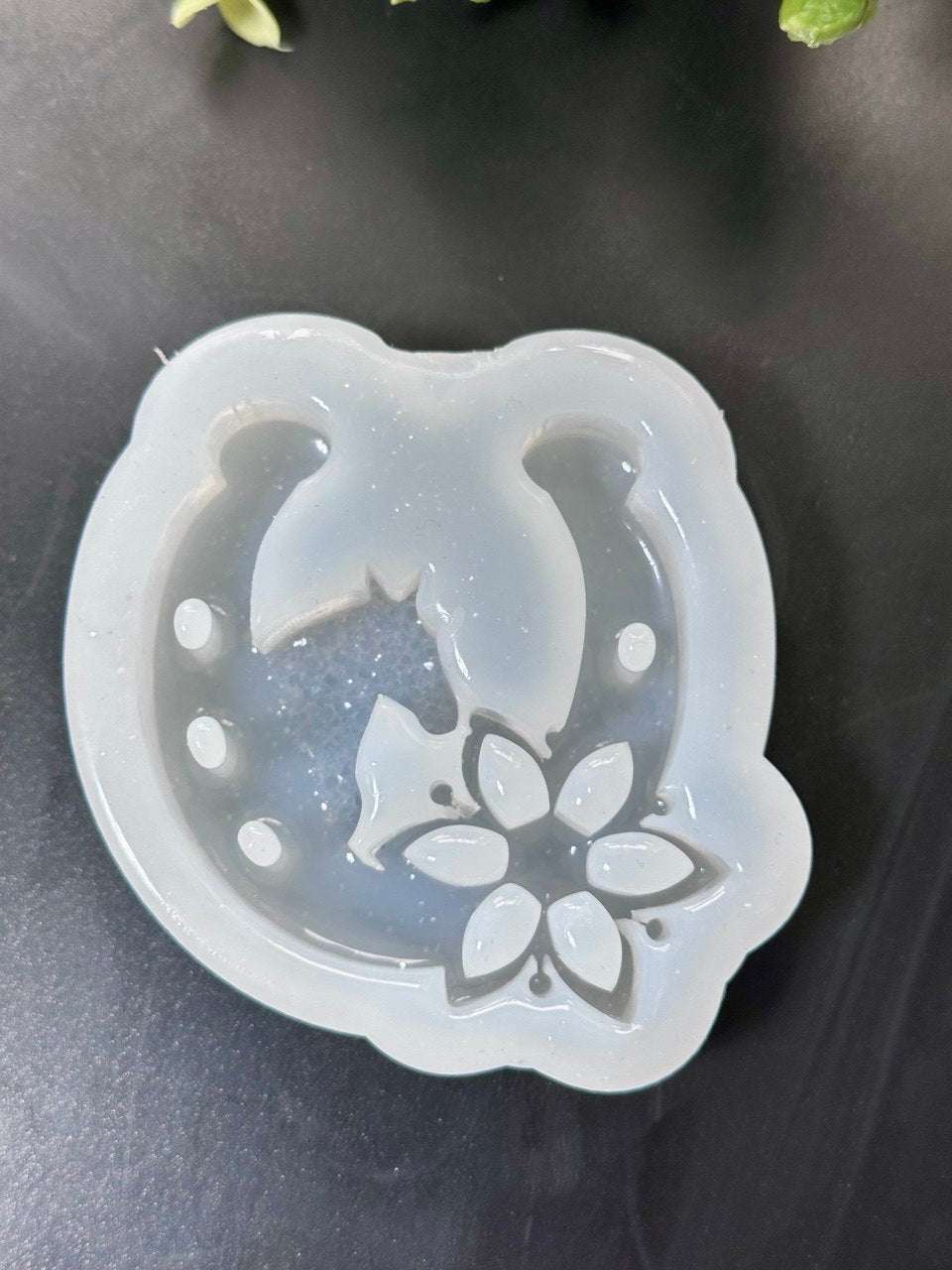 Druzy Crystal Horse Head Silicone Mold