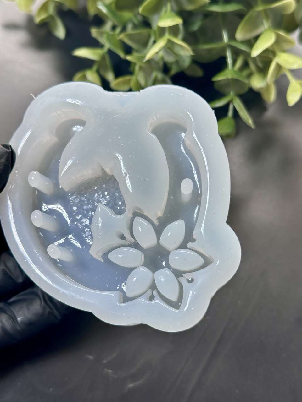 Druzy Crystal Horse Head Silicone Mold