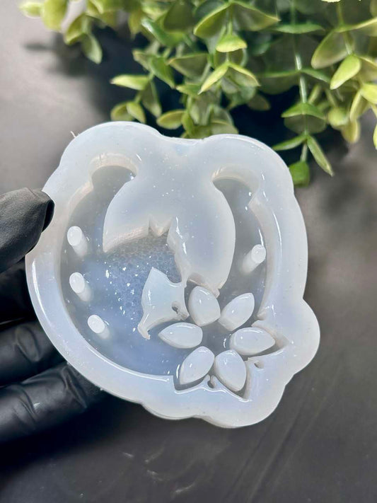 Druzy Crystal Horse Head Silicone Mold