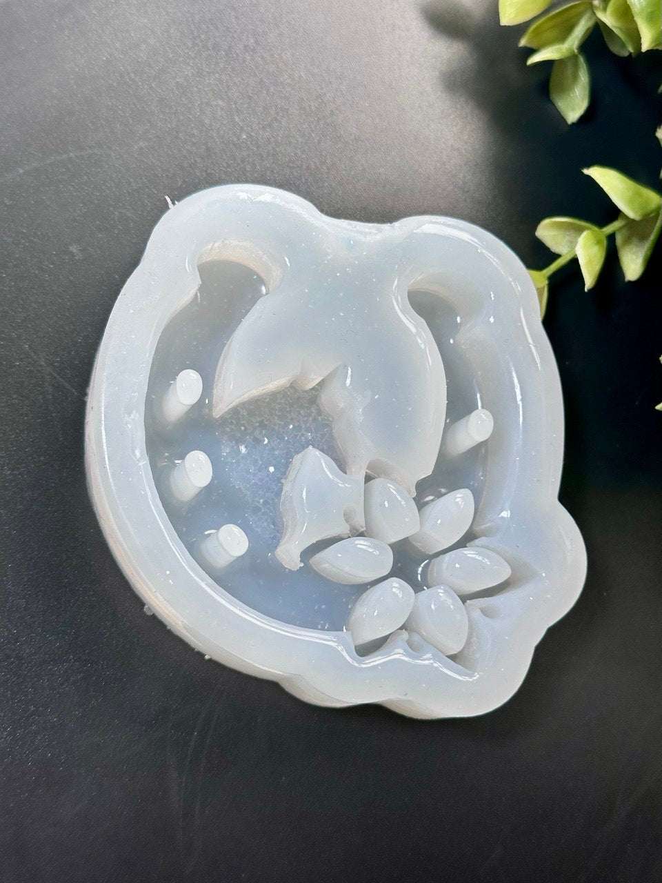 Druzy Crystal Horse Head Silicone Mold